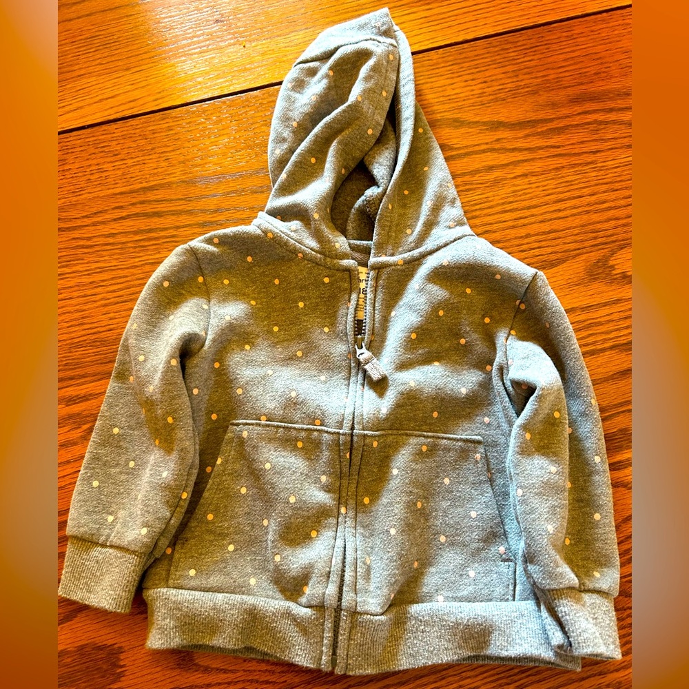 Carter’s Baby Gray Polka Dot Hoodie